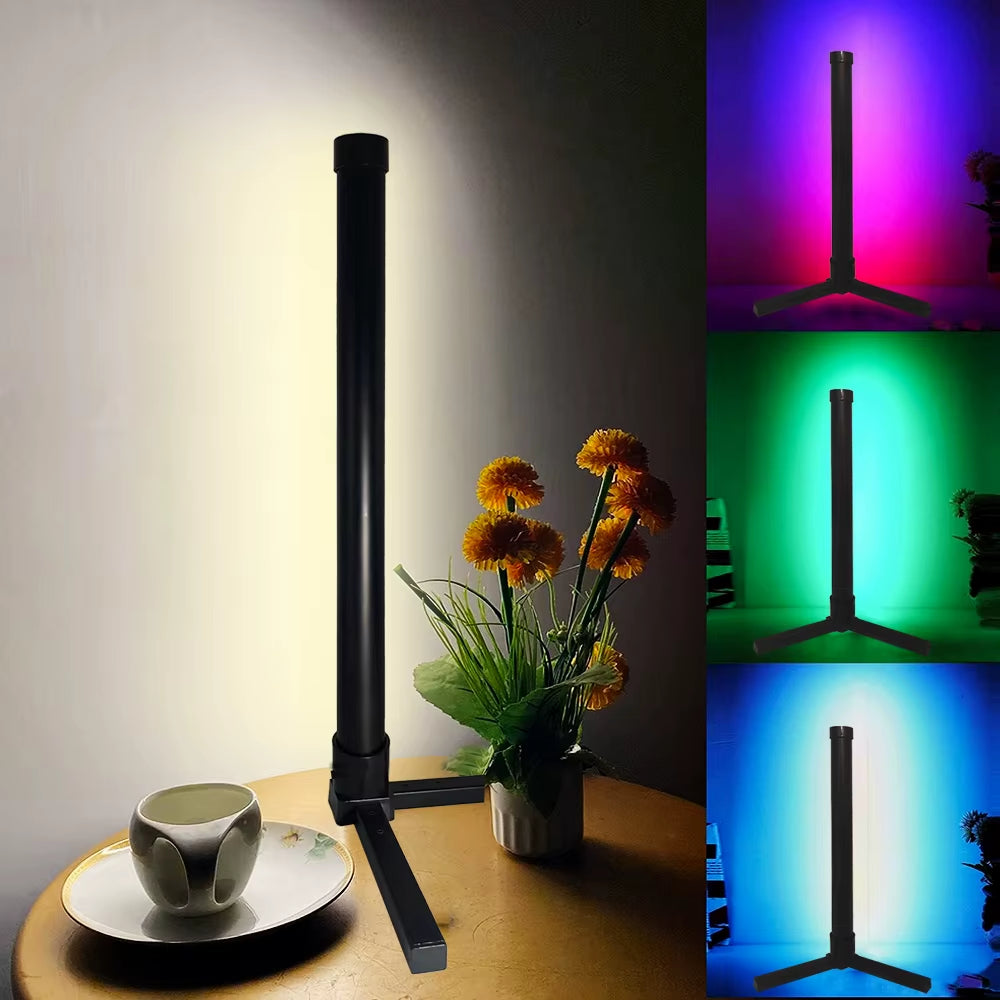1PC Corner Floor Lamp, Smart RGB LED Corner Lights with Remote and App Control, for Living Roombedroom Playroom ,Easy to Install