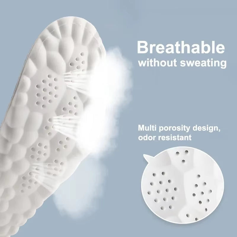 High Elasticity Latex Sport Insoles Soft Shoe Pads Arch Support Orthotic Insoles Shoe Sole Arch Support Orthopedic Insert Unisex