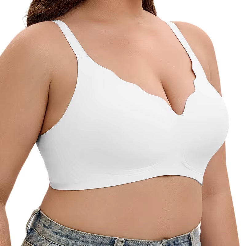 Women'S Push up Soft Bra Removable Padded Non Wired Bra Comfort Seamless Full Coverage Everyday Bra Underwear for Women
