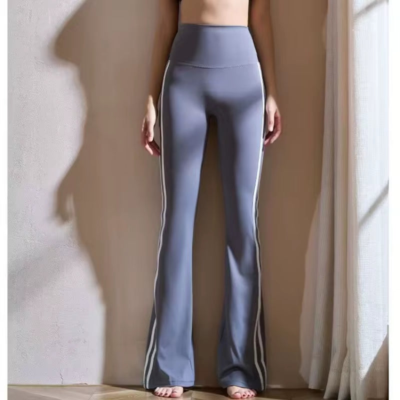 Women Drawstring Flare Pants Casual Matching Sportswear New in Lady Leggings & Wide Leg Pants Boot Cut Long Trousers Streetwear