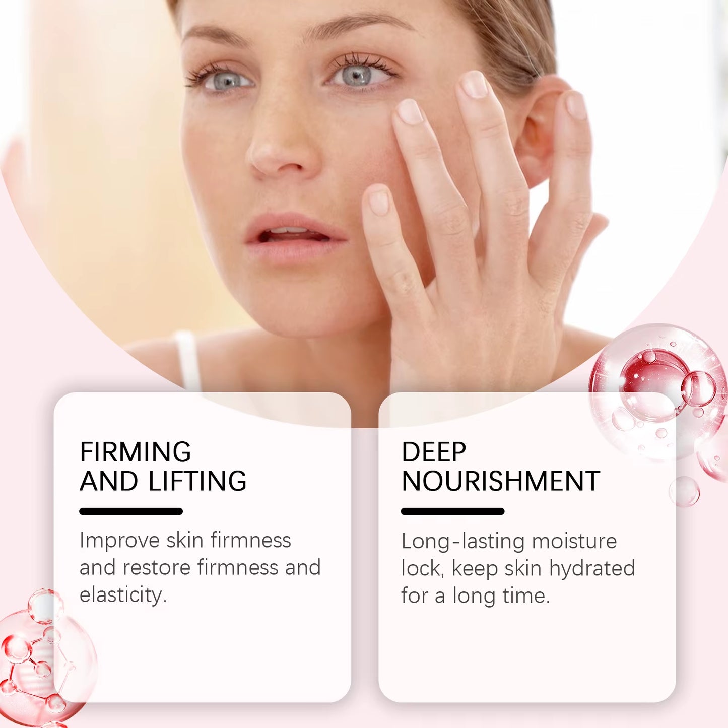 Firming Hydrating Ampoule Firming Smoothing Facial Skin Oil Control & Pore Refining Skin Rejuvenation Essence for All Skin Types