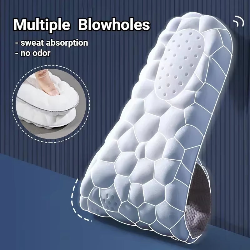 High Elasticity Latex Sport Insoles Soft Shoe Pads Arch Support Orthotic Insoles Shoe Sole Arch Support Orthopedic Insert Unisex