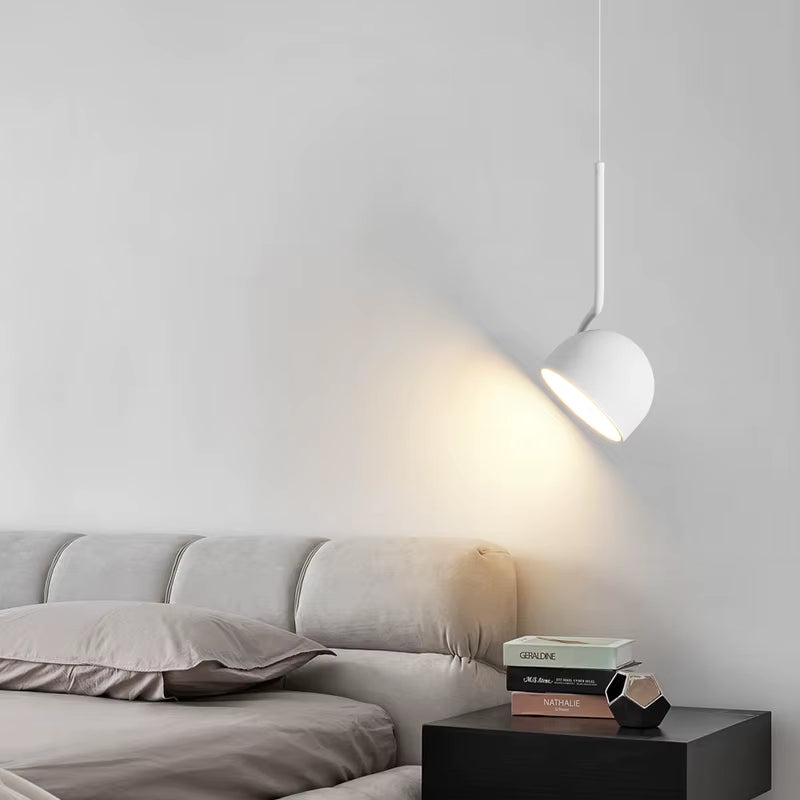 Simple Chandelier Black White LED Modern Pendant Lights Living Study Dining Room Bedside Bar Loft Lamps Indoor Lighting