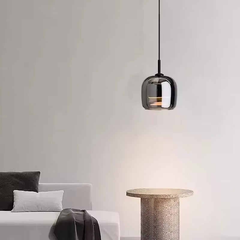 Nordic Glass LED Chandeliers Luxury Pendant Lamp Modern Minimalist Hanging Light Fixture Decorative Indoor Lighting
