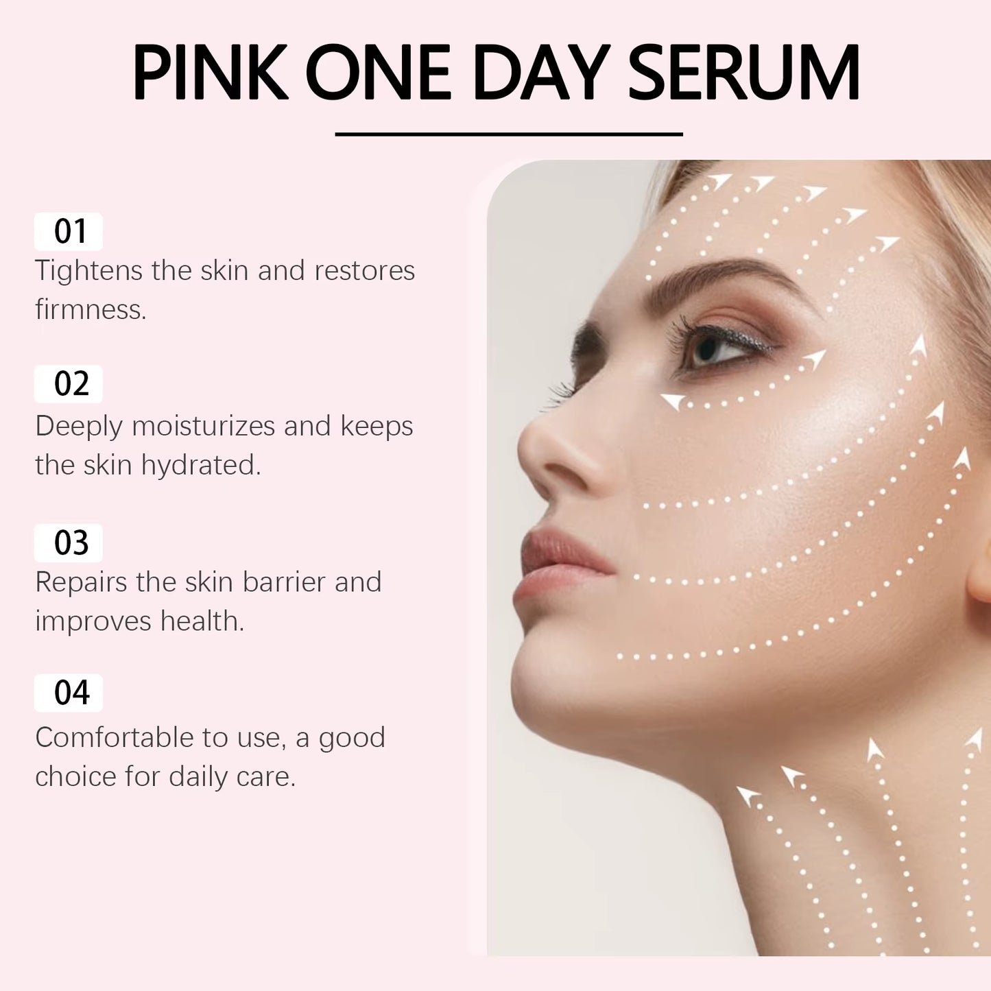Firming Hydrating Ampoule Firming Smoothing Facial Skin Oil Control & Pore Refining Skin Rejuvenation Essence for All Skin Types