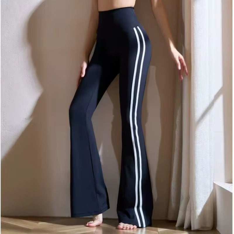 Women Drawstring Flare Pants Casual Matching Sportswear New in Lady Leggings & Wide Leg Pants Boot Cut Long Trousers Streetwear