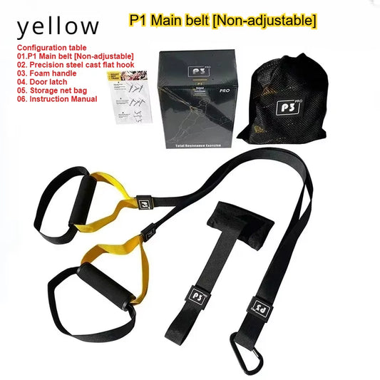 New 1 Set Suspension Training Strap Fitness Strength Power Suspension Trainer Yoga Strap Wall Mount Professional Trx Tensioner