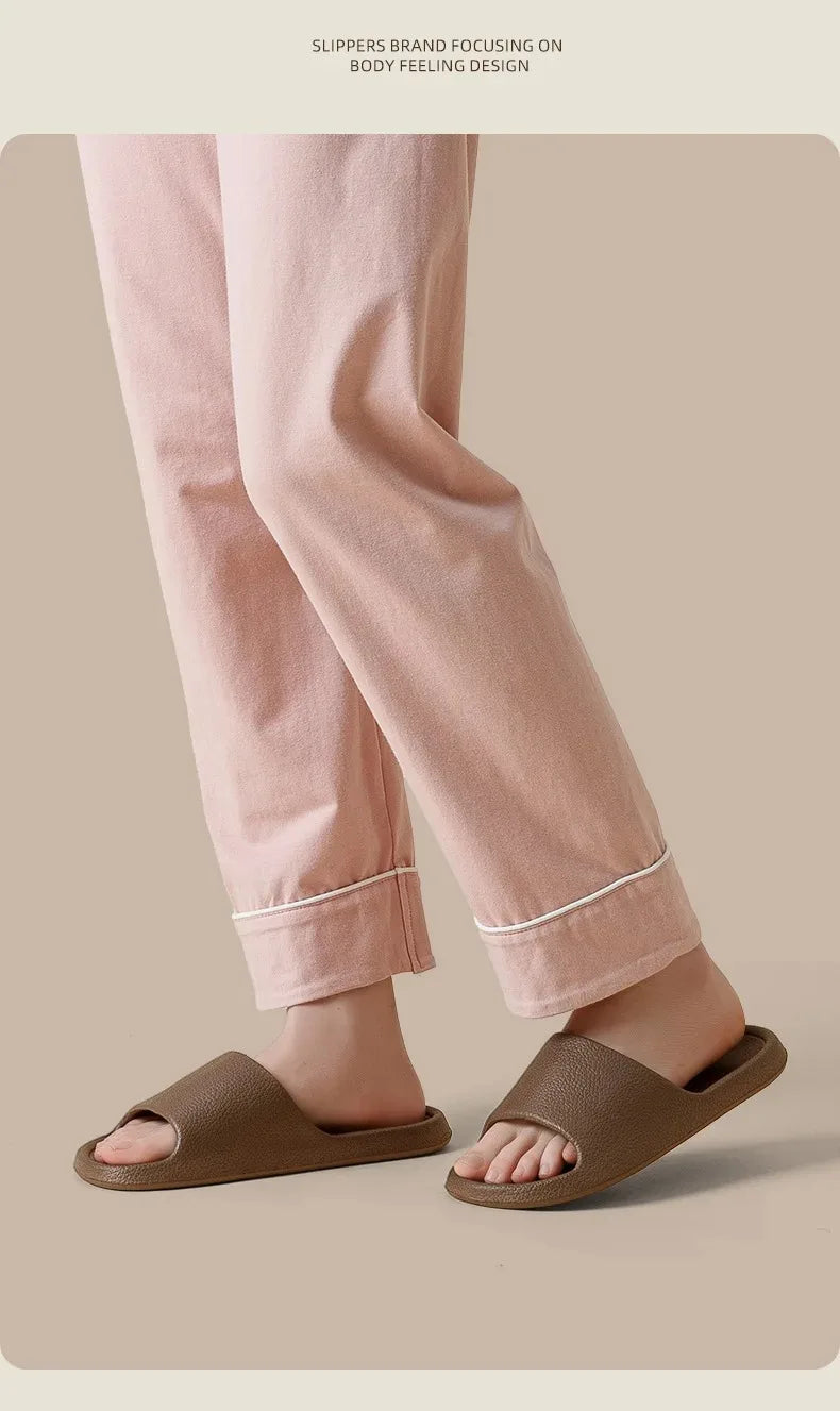 Soft EVA Bathroom Slippers – Lightweight Non-Slip Massage Slides for Men & Women