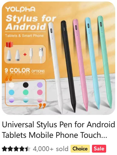 Universal Stylus Pen For Android Smart Phone For iPhone Pad Tablet Pen Por Touch Screen For Apple Pencil iPad Accessories Pens