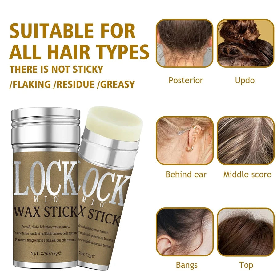 LOCKMIO Hair Wax Stick – Long-Lasting Hold & Frizz Control for Women and Kids