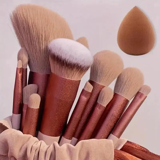 Professional Makeup Brush Set – Soft Fluffy Foundation & Eyeshadow Brushes