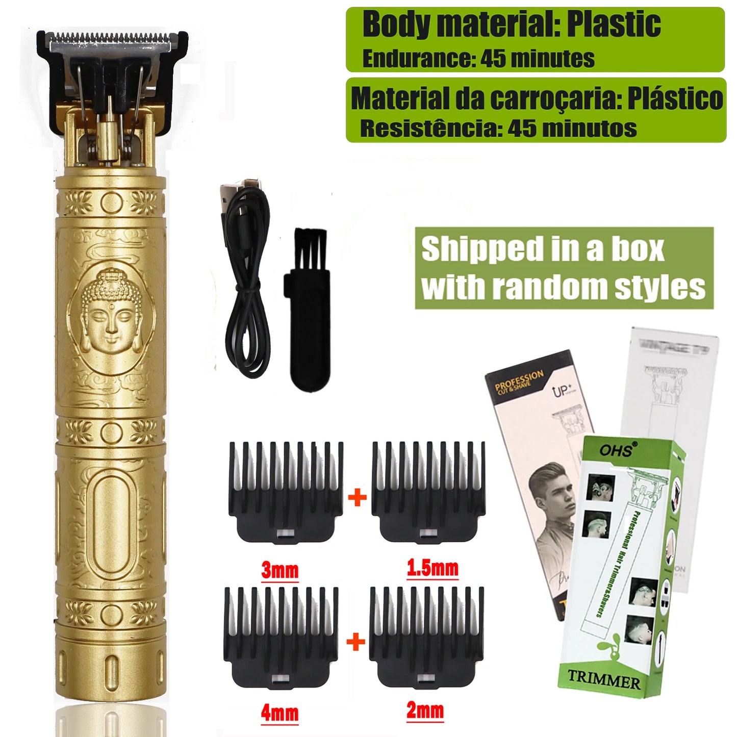 T9 Hair Clipper – Electric Beard & Hair Trimmer for Men, 0mm Precision Shaver