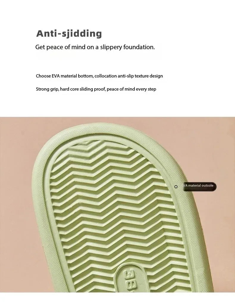 Non-Slip Massage Shower Slippers – Soft EVA Waterproof Slides for Men & Women