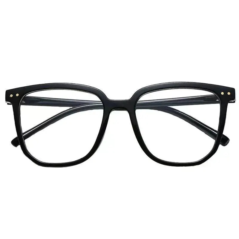 Retro Anti-Blue Light Glasses for Women – Stylish Flat Frame Eyewear