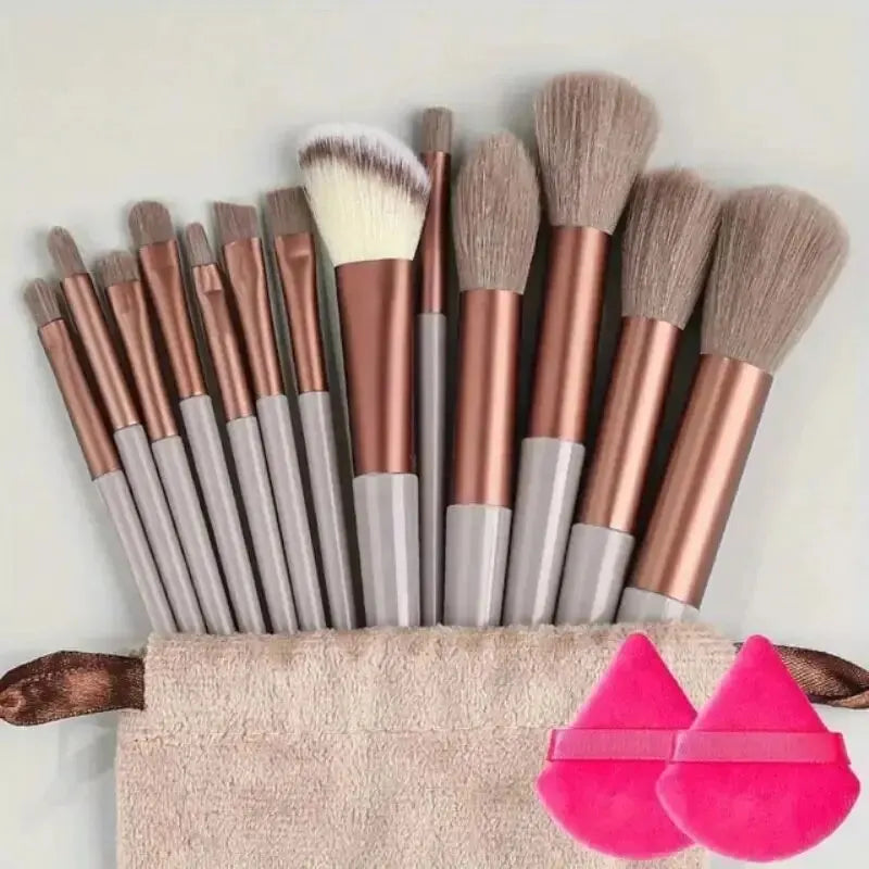 Professional Makeup Brush Set – Soft Fluffy Foundation & Eyeshadow Brushes