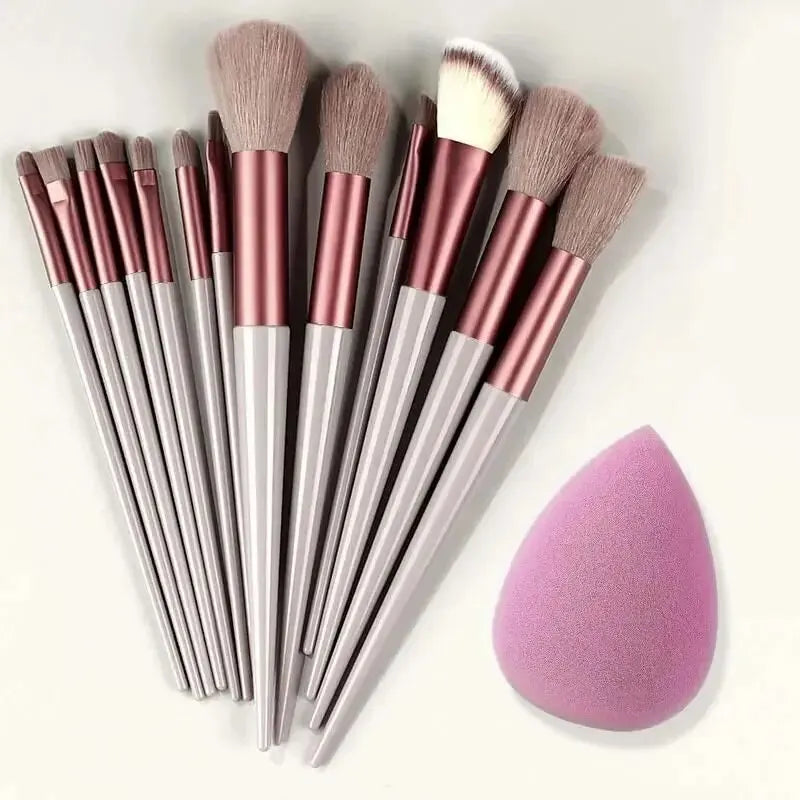 Professional Makeup Brush Set – Soft Fluffy Foundation & Eyeshadow Brushes