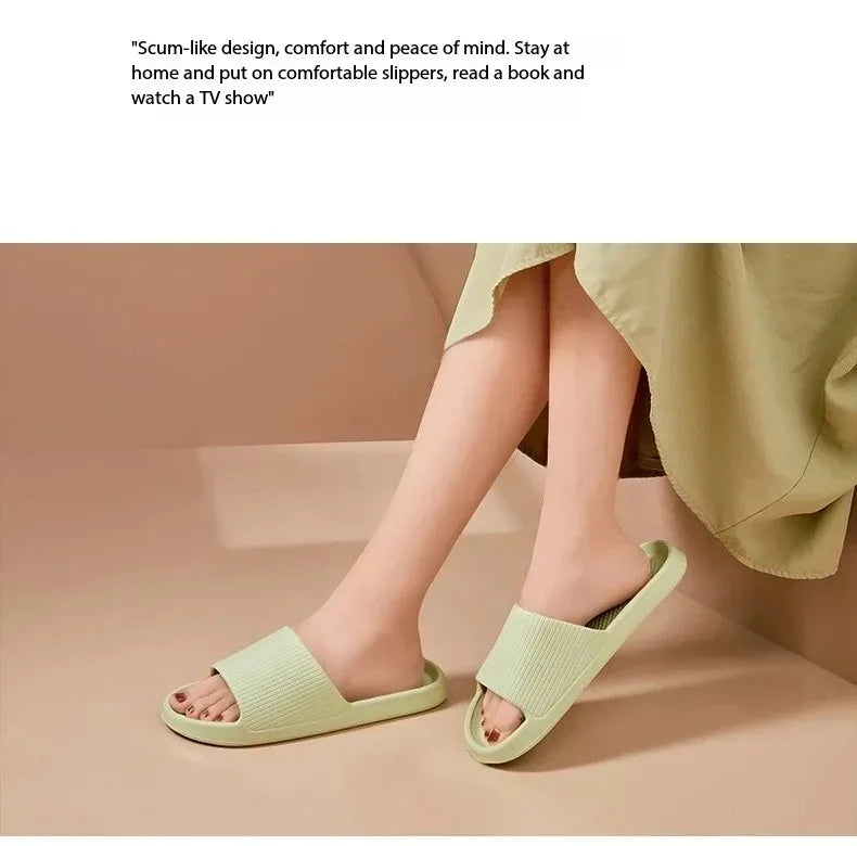 Non-Slip Massage Shower Slippers – Soft EVA Waterproof Slides for Men & Women