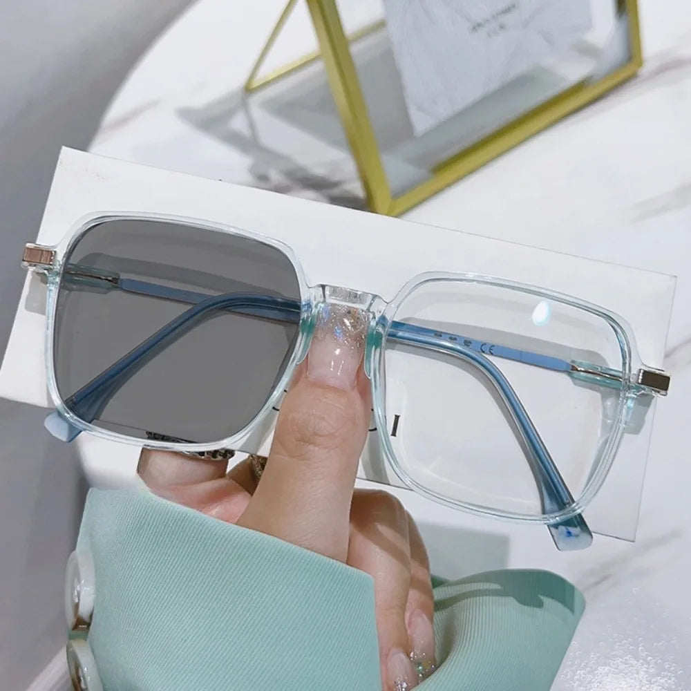 Photochromic Anti-Radiation Glasses – Stylish Metal Frame Eyewear for Men & Women