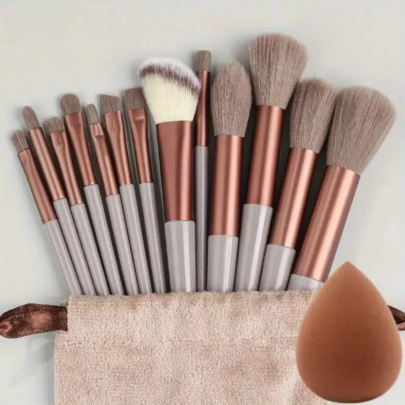 Professional Makeup Brush Set – Soft Fluffy Foundation & Eyeshadow Brushes