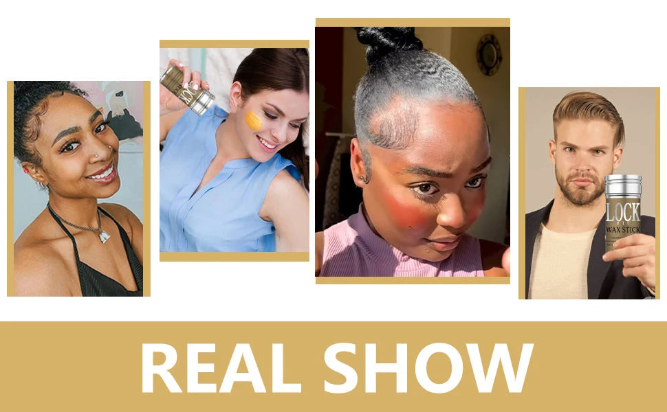 LOCKMIO Hair Wax Stick – Long-Lasting Hold & Frizz Control for Women and Kids