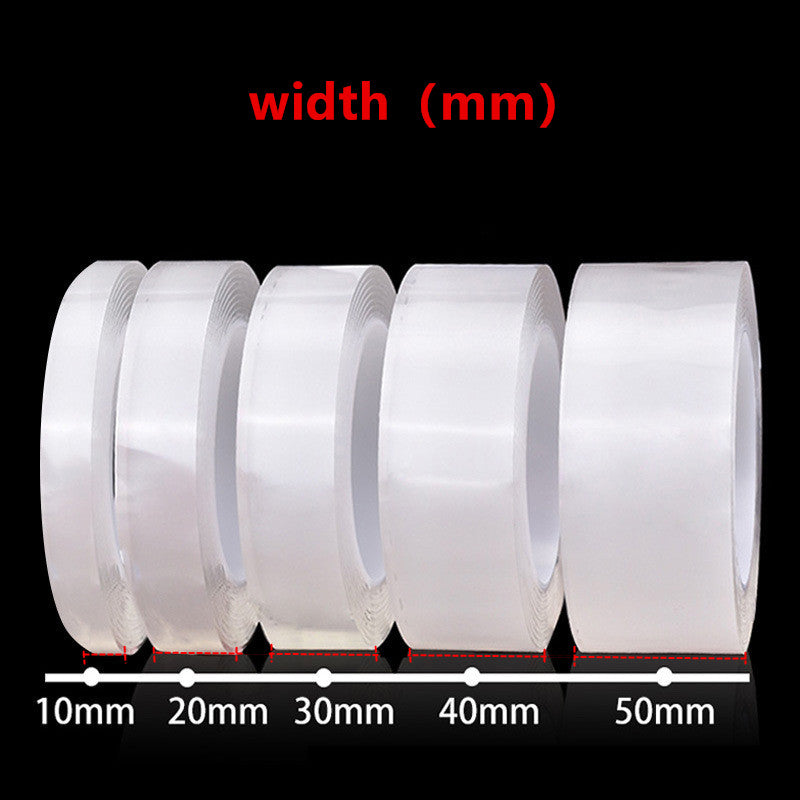 Nano Double-Sided Gel Tape – Transparent, Traceless & Reusable Adhesive Strip