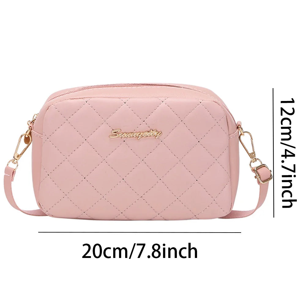 Trendy Tassel Crossbody Bag – Small Quilted Chain Shoulder Bag for Women