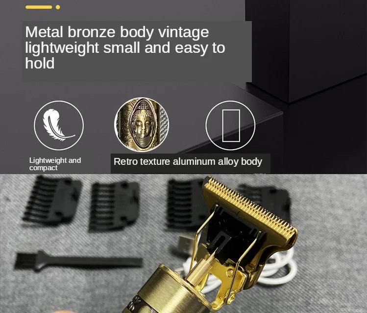 T9 Hair Clipper – Electric Beard & Hair Trimmer for Men, 0mm Precision Shaver