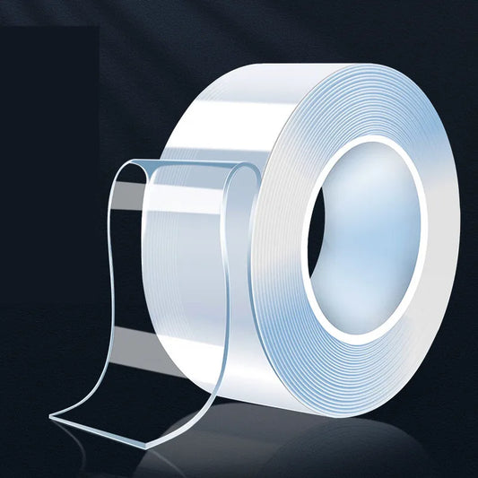 Nano Double-Sided Gel Tape – Transparent, Traceless & Reusable Adhesive Strip
