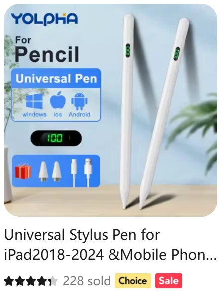 Universal Stylus Pen For Android Smart Phone For iPhone Pad Tablet Pen Por Touch Screen For Apple Pencil iPad Accessories Pens