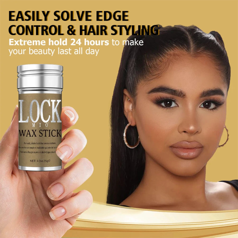 LOCKMIO Hair Wax Stick – Long-Lasting Hold & Frizz Control for Women and Kids