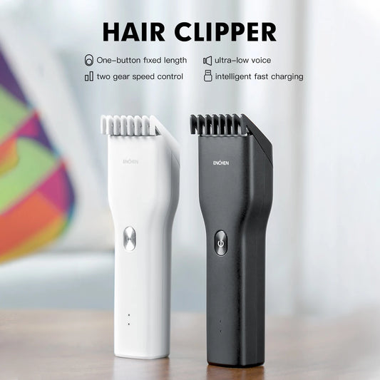 ENCHEN Boost Hair Clipper – Cordless Electric Trimmer with Type-C Fast Charging