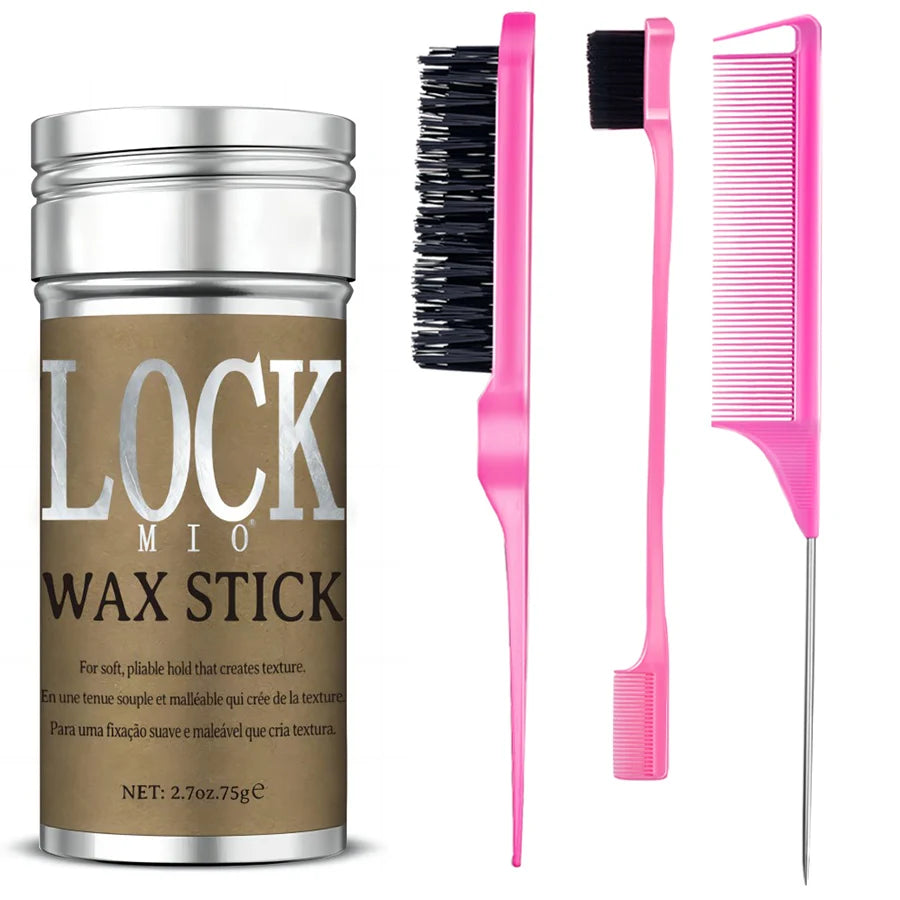 LOCKMIO Hair Wax Stick – Long-Lasting Hold & Frizz Control for Women and Kids