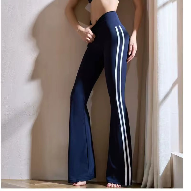Women Drawstring Flare Pants Casual Matching Sportswear New in Lady Leggings & Wide Leg Pants Boot Cut Long Trousers Streetwear